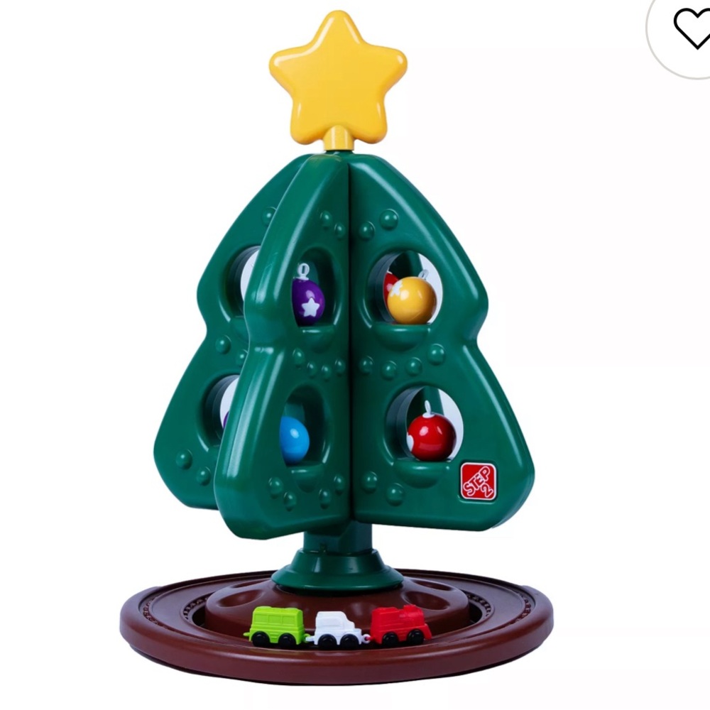 Step2 My First Xmas Tree new in box with train plays 3 songs